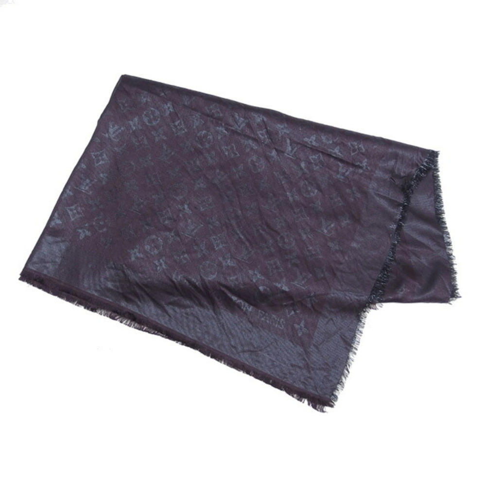 Louis Vuitton Monogram Shine Large Stole Scarf 410460 Purple